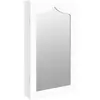 vidaXL Armoire à bijoux avec miroir murale blanc 37,5x10x67 cm