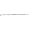 vidaXL Rail de montage argenté 1 m acier inoxydable