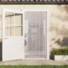 vidaXL Rideau de porte transparent 300 mmx2,6 mm 25 m PVC