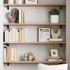 vidaXL Étagère murale marron clair 100x20x2cm bois chêne massif traité