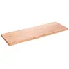 vidaXL Étagère murale marron clair 80x30x2 cm bois chêne massif traité