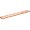 vidaXL Étagère murale marron clair 80x10x2 cm bois chêne massif traité