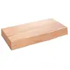 vidaXL Étagère murale marron clair 40x20x6 cm bois chêne massif traité