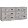 vidaXL Buffets 2 pcs sonoma gris bois d'ingénierie