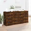 vidaXL Sideboards 2 pcs. Chêne fumé Bois composite