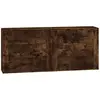 vidaXL Buffets 2 pcs chêne fumé bois d'ingénierie