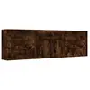 vidaXL Buffets 3 pcs Chêne fumé Bois d'ingénierie