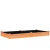 vidaXL Lit surélevé de jardin doublure 240x120x25 cm bois massif sapin