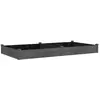 vidaXL Lit surélevé de jardin doublure 240x120x25 cm bois massif sapin