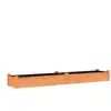 vidaXL Lit surélevé de jardin doublure 240x45x25 cm bois massif sapin