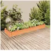 vidaXL Lit surélevé de jardin doublure 240x60x25 cm bois massif sapin