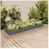 vidaXL Lit surélevé de jardin doublure 240x60x25 cm bois massif sapin