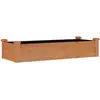 vidaXL Lit surélevé de jardin doublure 120x45x25 cm bois massif sapin