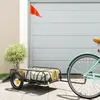 Vidaxl - Remorque de vélo noir 122x53x31 cm fer n/a