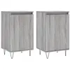 vidaXL Buffets 2 pcs sonoma gris 40x35x70 cm bois d'ingénierie