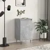 vidaXL Buffet gris béton 40x35x70 cm bois d'ingénierie