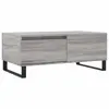 vidaXL Table basse Gris Sonoma 90x50x36,5 cm Bois composite