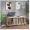vidaXL Armoire à disques chêne sonoma 100x38x48 cm bois d'ingénierie