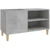 vidaXL Armoire à disques gris béton 84,5x38x48 cm bois d'ingénierie