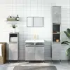 vidaXL Armoire de bain gris béton 58x33x60 cm bois d'ingénierie