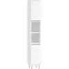 vidaXL Armoire de salle de bain blanc 30x30x190 cm bois d'ingénierie