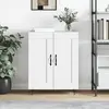 vidaXL Buffet Blanc brillant 69,5x34x90 cm Bois d'ingénierie