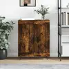 vidaXL Vidaxl Buffet Chêne Fumé 69,5x34x90 Cm Bois D'ingénierie