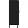 vidaXL Buffet noir 69,5x34x90 cm bois d'ingénierie