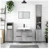 vidaXL Armoire salle de bain sonoma gris 80x33x60 cm bois d'ingénierie
