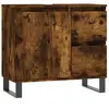 vidaXL Vidaxl Armoire De Bain Chêne Fumé 65x33x60 Cm Bois D'ingénierie