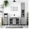 vidaXL Armoire salle de bain sonoma gris 80x33x60 cm bois d'ingénierie