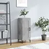 vidaXL Buffet Gris béton 34,5x34x90 cm Bois d'ingénierie