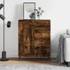 vidaXL Buffet chêne fumé 69,5x34x90 cm bois d'ingénierie