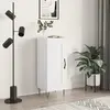 vidaXL Buffet Blanc brillant 34,5x34x90 cm Bois d'ingénierie