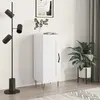 vidaXL vidaXL Buffet blanc 34,5x34x90 cm bois d'ingénierie