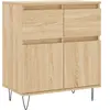 vidaXL Buffet Chêne sonoma 60x35x70 cm Bois d'ingénierie
