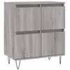 vidaXL Buffet Sonoma gris 60x35x70 cm Bois d'ingénierie