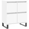vidaXL Buffet Blanc 60x35x70 cm Bois d'ingénierie