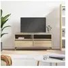 vidaXL Meuble TV chêne sonoma 100x34,5x44,5 cm bois d'ingénierie