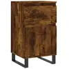vidaXL Buffet chêne fumé 40x35x70 cm bois d'ingénierie