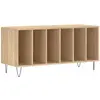 vidaXL Armoire à disques chêne sonoma 100x38x48 cm bois d'ingénierie