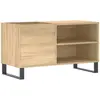 vidaXL Armoire à disques chêne sonoma 85x38x48 cm bois d'ingénierie