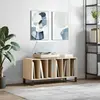 vidaXL Armoire à disques chêne sonoma 100x38x48 cm bois d'ingénierie