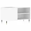 vidaXL Armoire à disques blanc 85x38x48 cm bois d'ingénierie