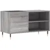 vidaXL Armoire à disques sonoma gris 85x38x48 cm bois d'ingénierie
