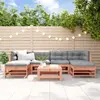 vidaXL Salon de jardin 7 pcs bois massif douglas