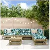 vidaXL Salon de jardin 7 pcs bois de pin imprégné