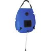 vidaXL Sac de douche de camping bleu 20 L PVC