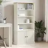 vidaXL Bibliothèque VIGO blanc 85x35x170 cm bois massif de pin
