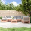vidaXL Salon de jardin 8 pcs bois massif douglas
